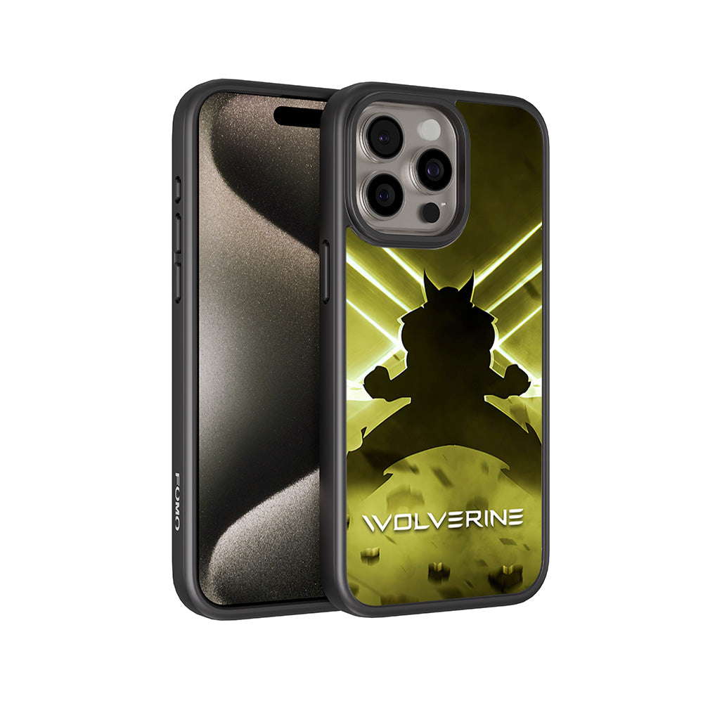 The Wolverine Comic 3D Skin with Shockguard Armour Magsafe Case for Apple iPhone 15 Pro