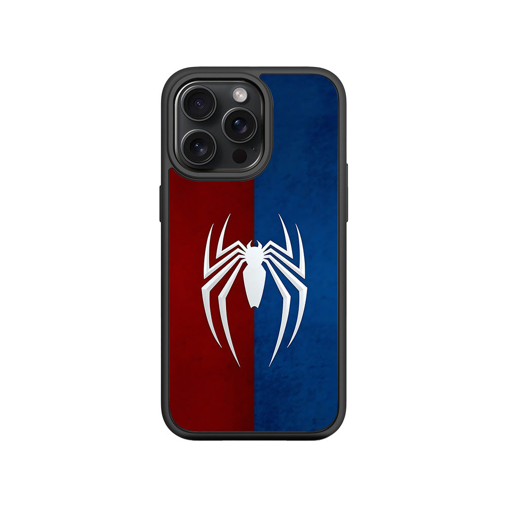 Spidey Emblem 3D Skin with Shockguard Armour Magsafe Case for Apple iPhone 15 Pro