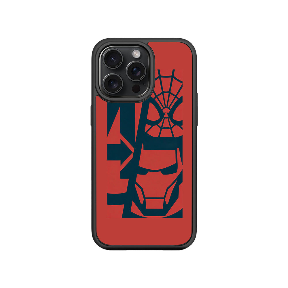 Marvel Trio 3D Skin with Shockguard Armour Magsafe Case for Apple iPhone 15 Pro