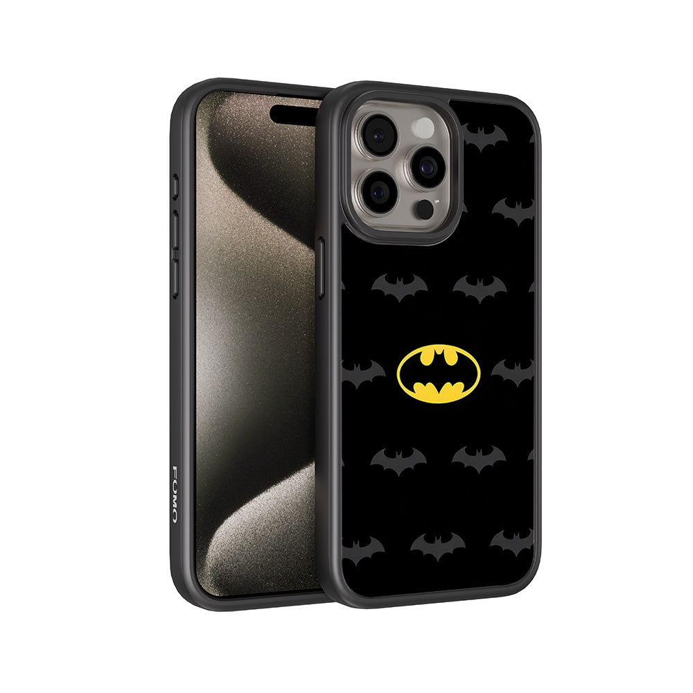 Batman Logo 3D Skin with Shockguard Armour Magsafe Case for Apple iPhone 15 Pro