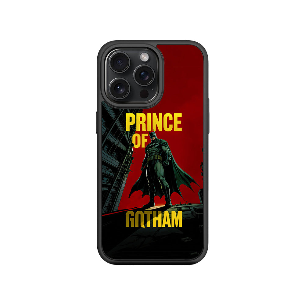 Prince of Gotham 3D Skin with Shockguard Armour Magsafe Case for Apple iPhone 15 Pro