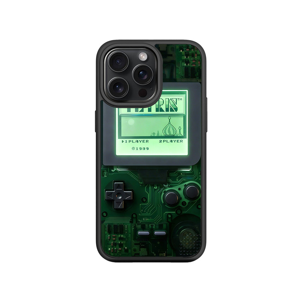 Tetris Classic 3D Skin with Shockguard Armour Magsafe Case for Apple iPhone 15 Pro