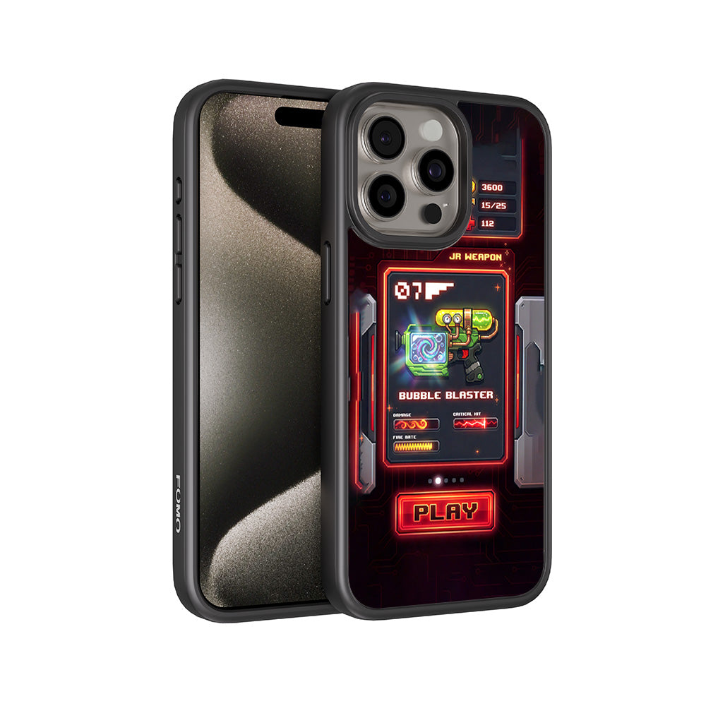 Bubble Blaster 3D Skin with Shockguard Armour Magsafe Case for Apple iPhone 15 Pro Max
