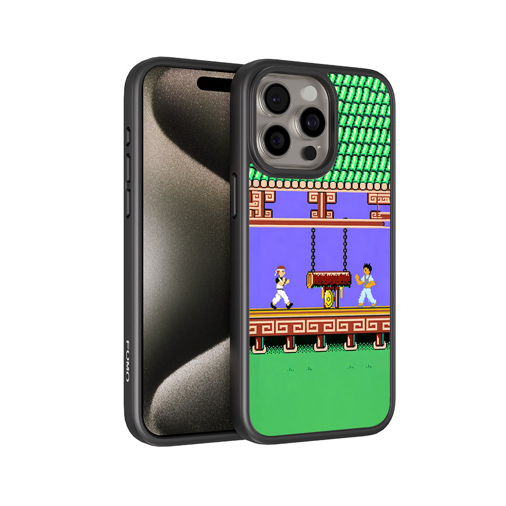 Kung Fu Clash 3D Skin with Shockguard Armour Magsafe Case for Apple iPhone 15 Pro