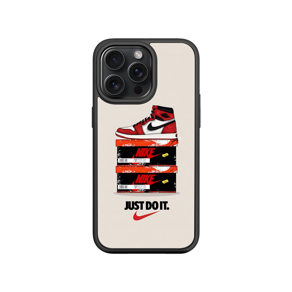 Nike Air Jordan 3D Skin with Shockguard Armour Magsafe Case for Apple iPhone 15 Pro