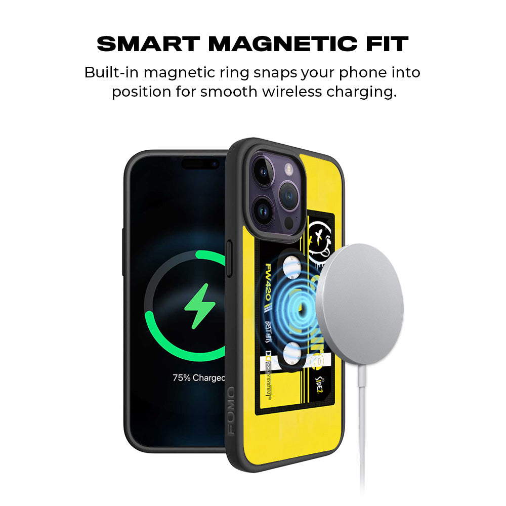 Meta Culture 3D Skin with Shockguard Armour Magsafe Case for Apple iPhone 15 Pro