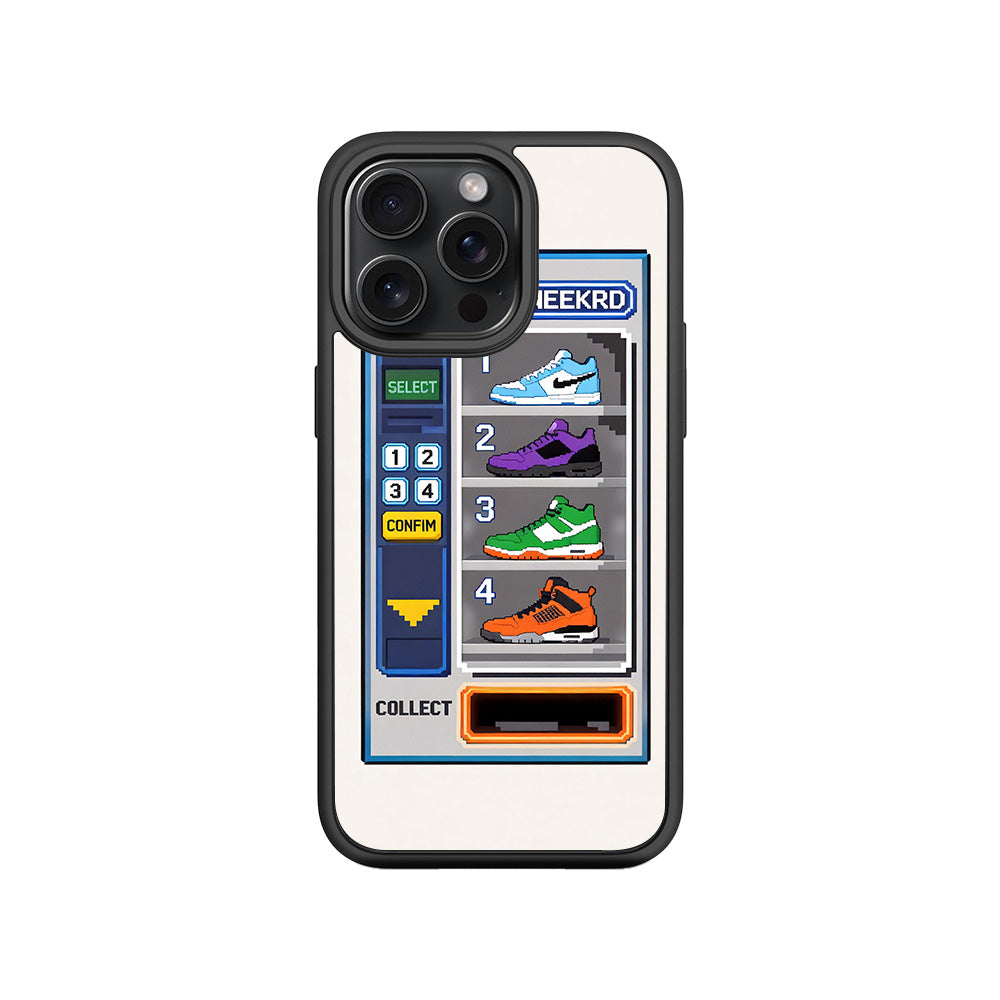Sneaker Collecting Game 3D Skin with Shockguard Armour Magsafe Case for Apple iPhone 15 Pro