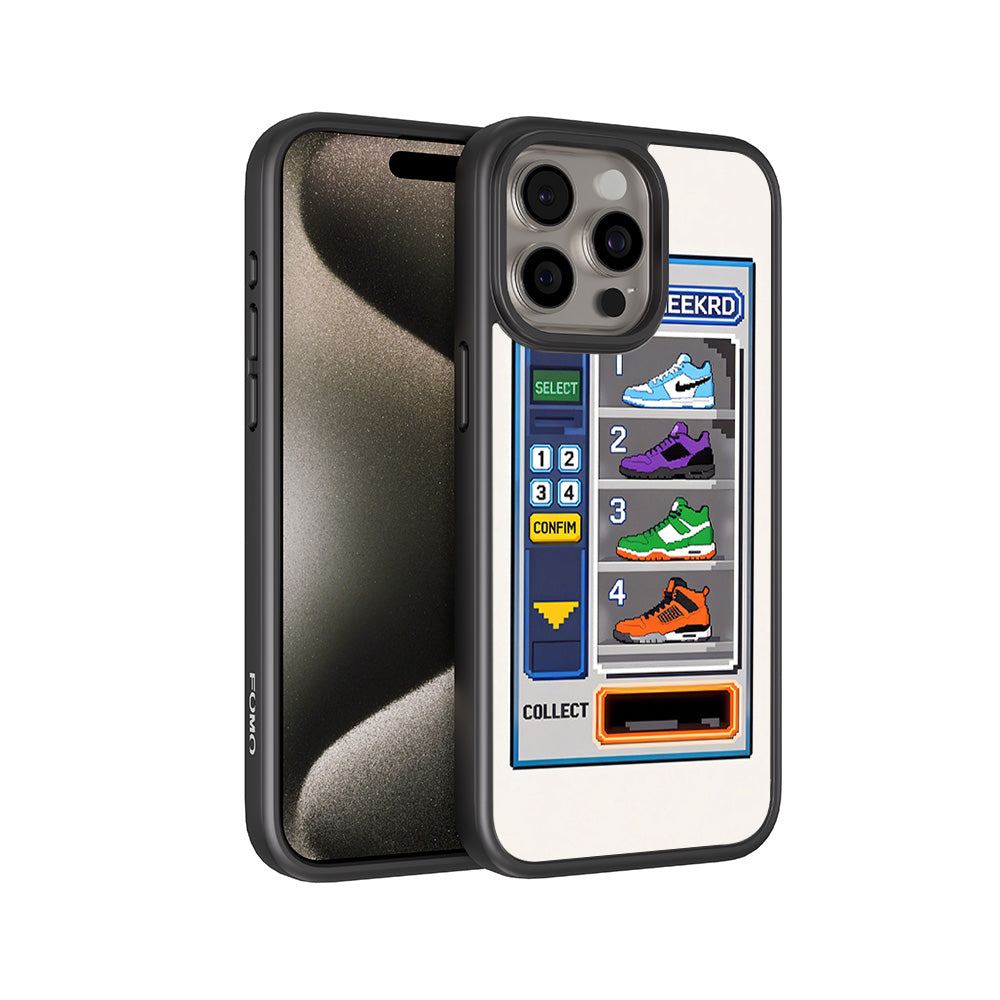 Sneaker Collecting Game 3D Skin with Shockguard Armour Magsafe Case for Apple iPhone 15 Pro