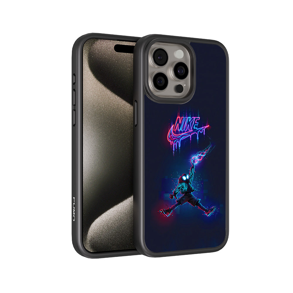Nike Power Move 3D Skin with Shockguard Armour Magsafe Case for Apple iPhone 15 Pro
