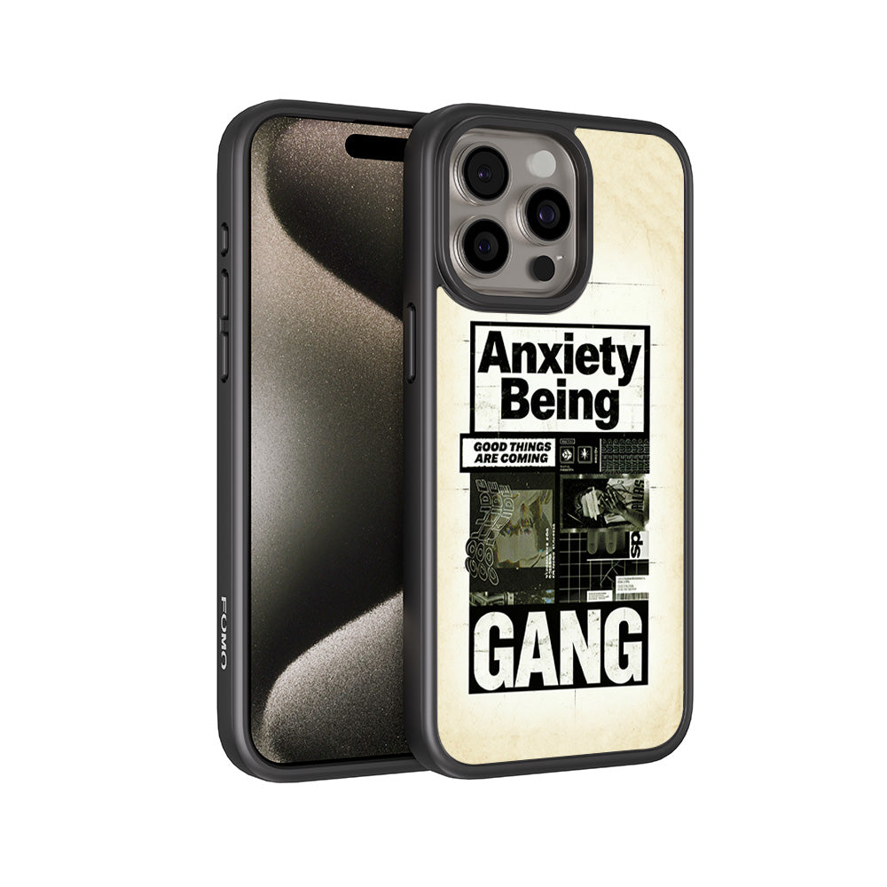 Anxiety Art 3D Skin with Shockguard Armour Magsafe Case for Apple iPhone 15 Pro