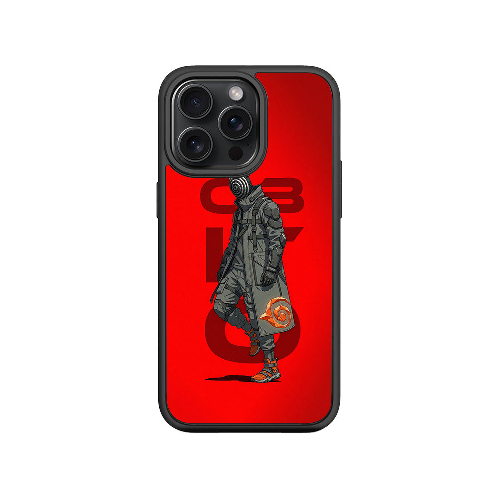 Obito Rebirth 3D Skin with Shockguard Armour Magsafe Case for Apple iPhone 15 Pro