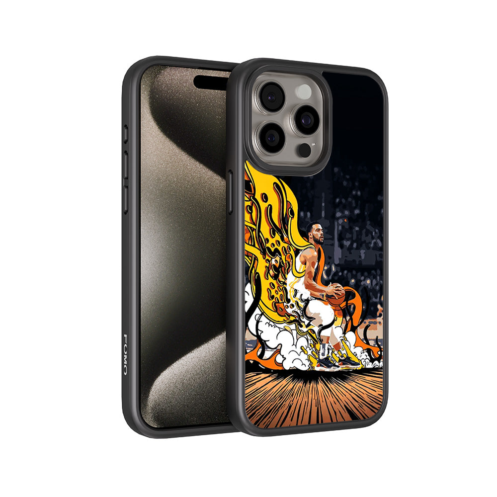 Crimson Victory Ronaldo 3D Skin with Shockguard Armour Magsafe Case for Apple iPhone 15 Pro