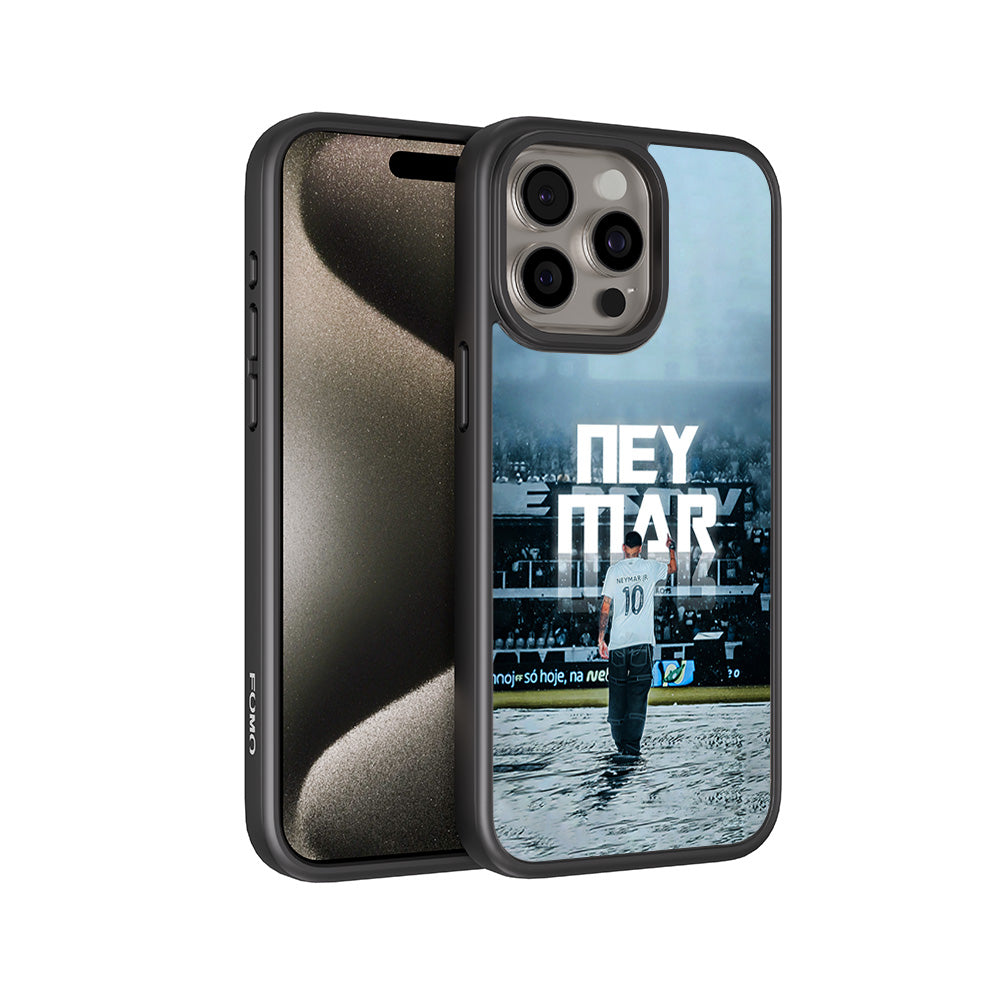 Neymar Powerful Presence Sports 3D Skin with Shockguard Armour Magsafe Case for Apple iPhone 15 Pro Max