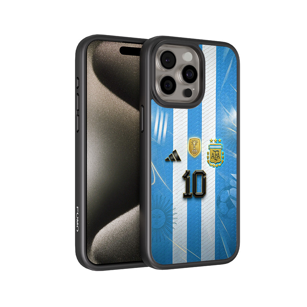 AFA 10 Champion Sports 3D Skin with Shockguard Armour Magsafe Case for Apple iPhone 15 Pro