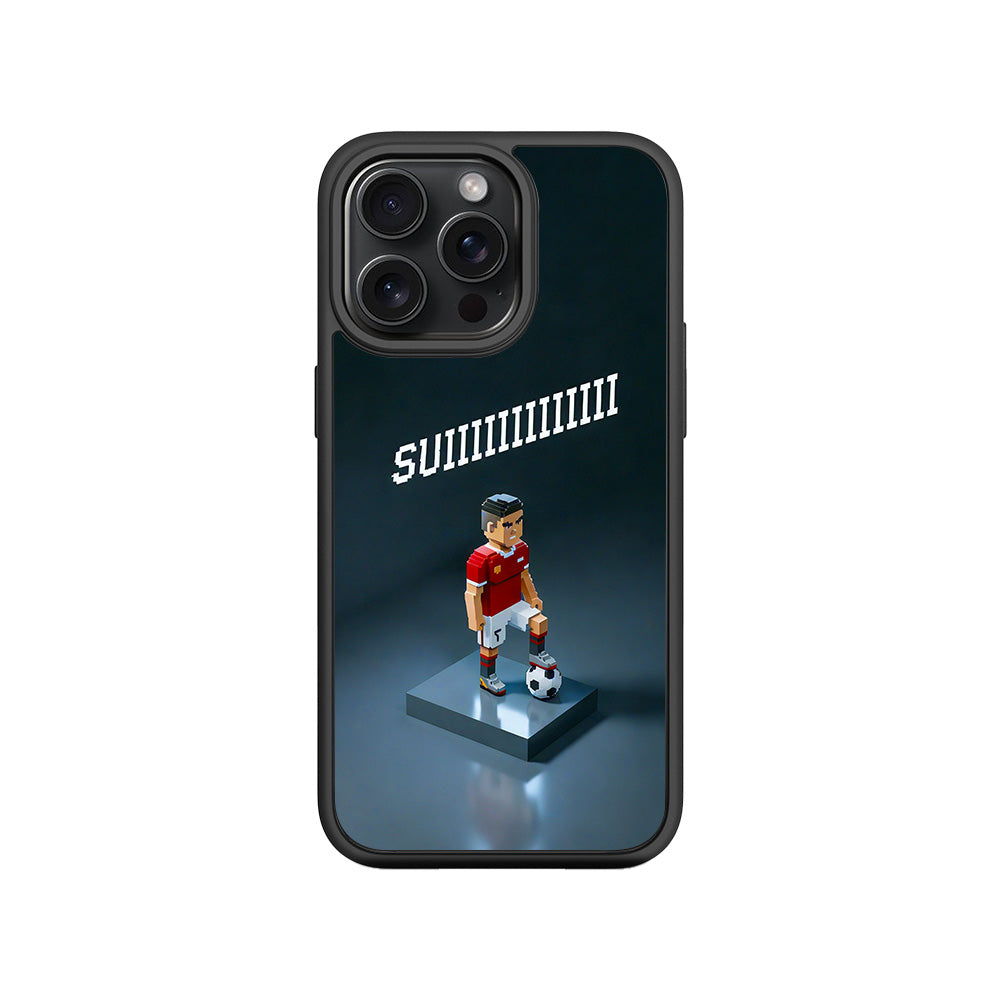Legend Ronaldo 3D Skin with Shockguard Armour Magsafe Case for Apple iPhone 15 Pro