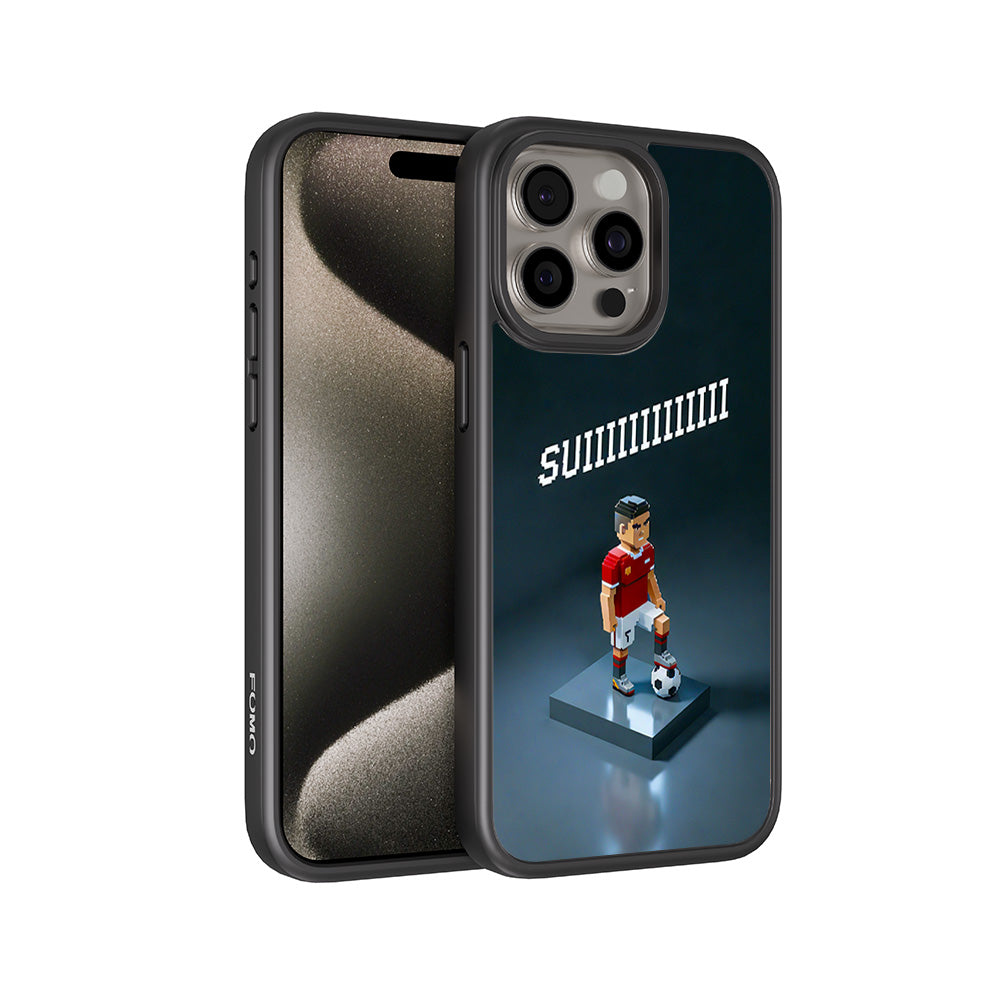 Legend Ronaldo 3D Skin with Shockguard Armour Magsafe Case for Apple iPhone 15 Pro