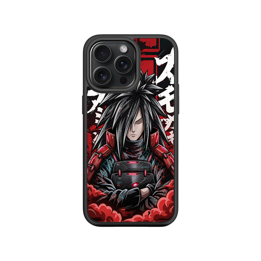 Madara Uchiha Anime 3D Skin with Shockguard Armour Magsafe Case for Apple iPhone 15 Pro Max
