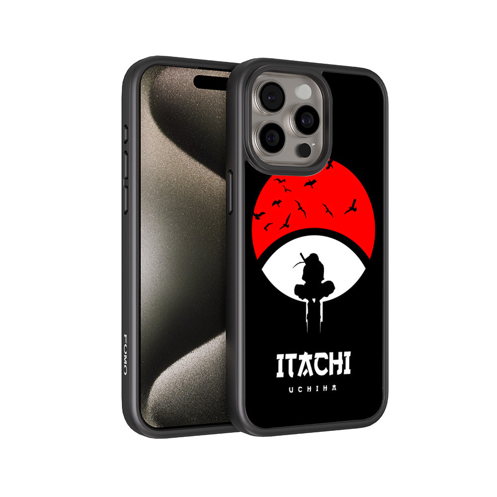 Itachi Uchiha The Clan Killer 3D Skin with Shockguard Armour Magsafe Case for Apple iPhone 15 Pro Max
