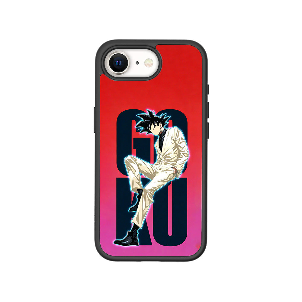 Goku Streetwear Aura 3D Skin with Shockguard Armour Magsafe Case for Apple iPhone 16E