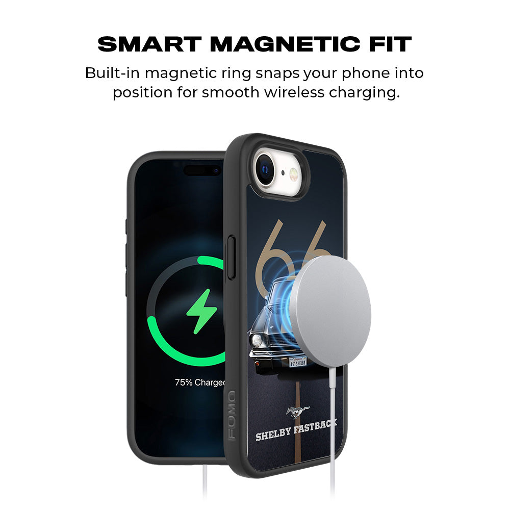 Shelby Mustang GT350H 3D Skin with Shockguard Armour Magsafe Case for Apple iPhone 16E