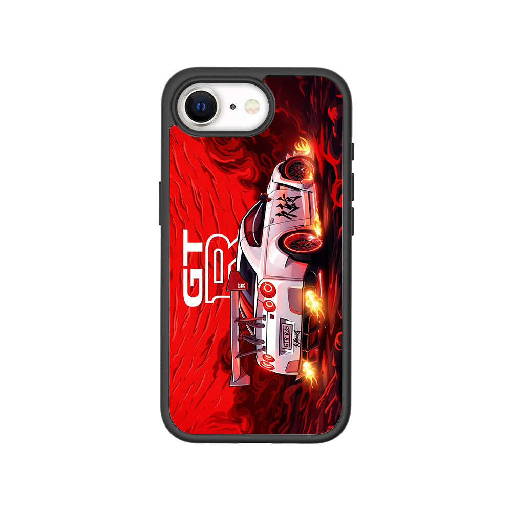 Nissan GTR Racing Edition 3D Skin with Shockguard Armour Magsafe Case for Apple iPhone 16E