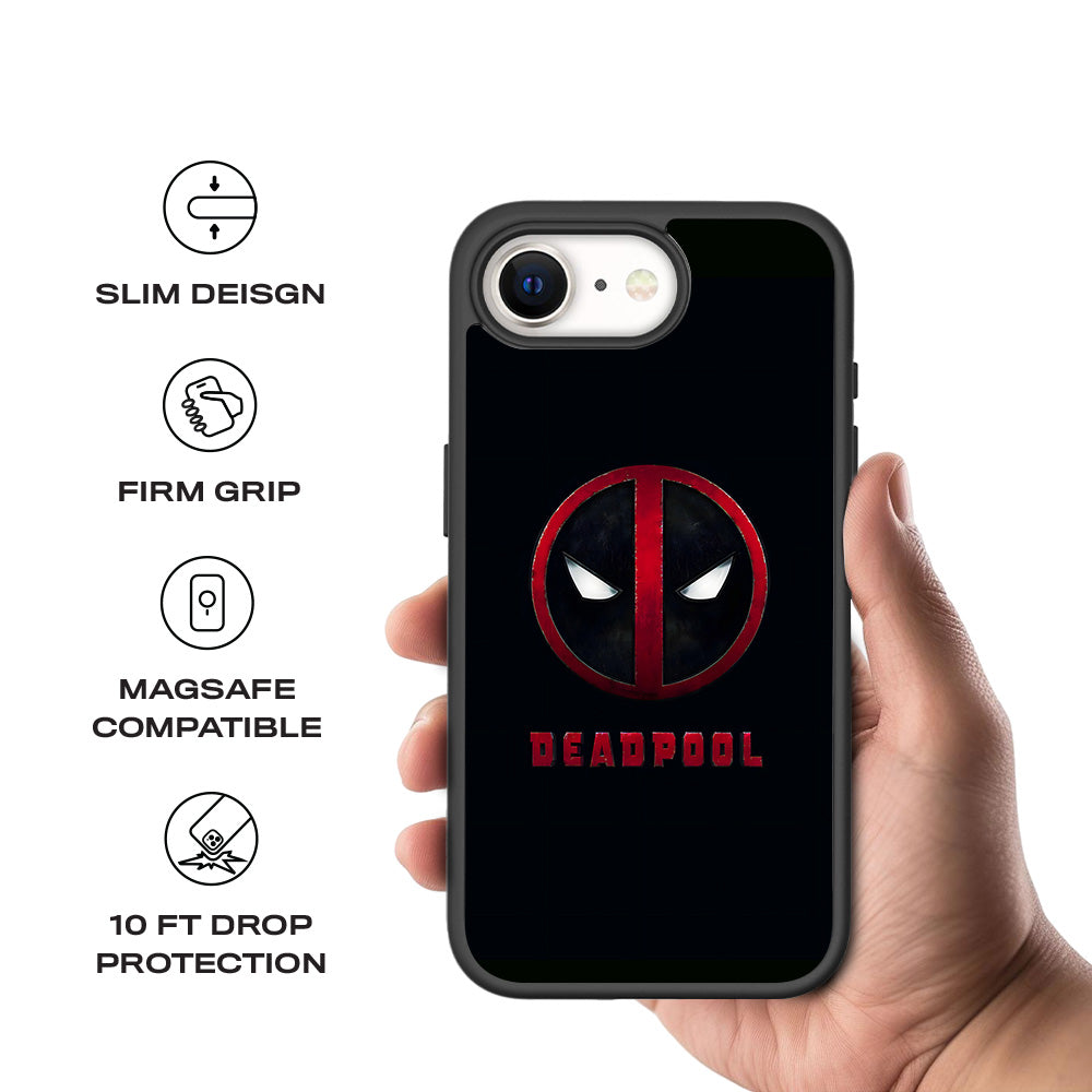 Deadpool Comic 3D Skin with Shockguard Armour Magsafe Case for Apple iPhone 16E