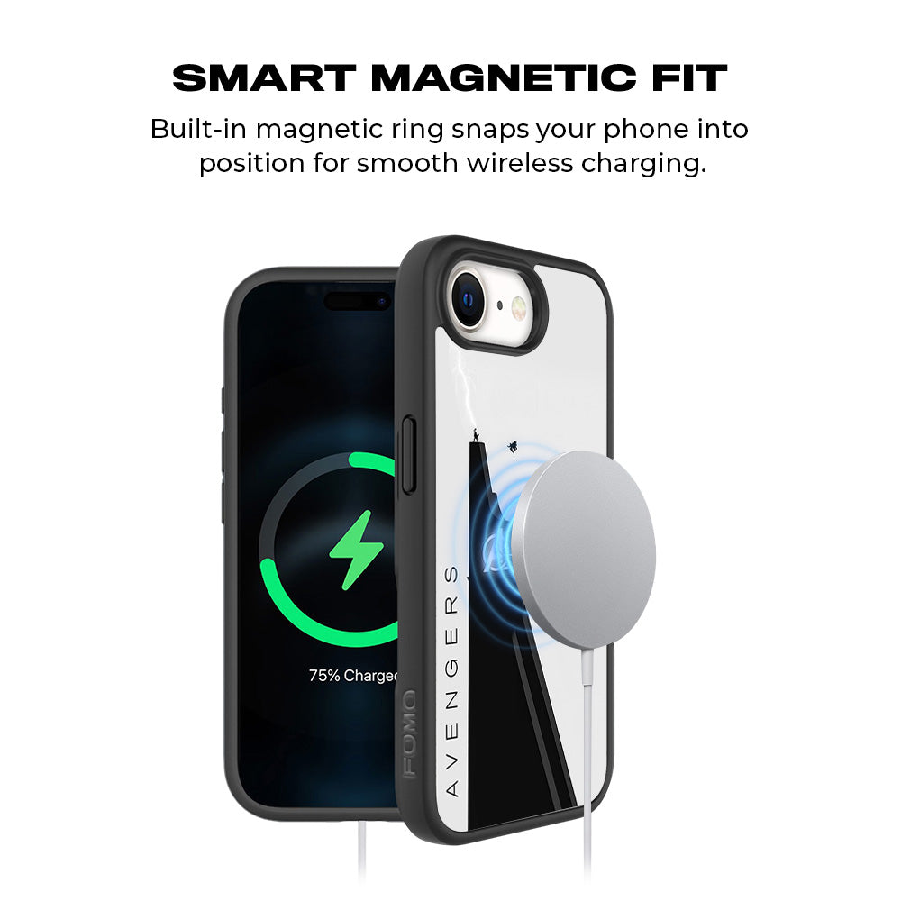 Avengers In Action 3D Skin with Shockguard Armour Magsafe Case for Apple iPhone 16E