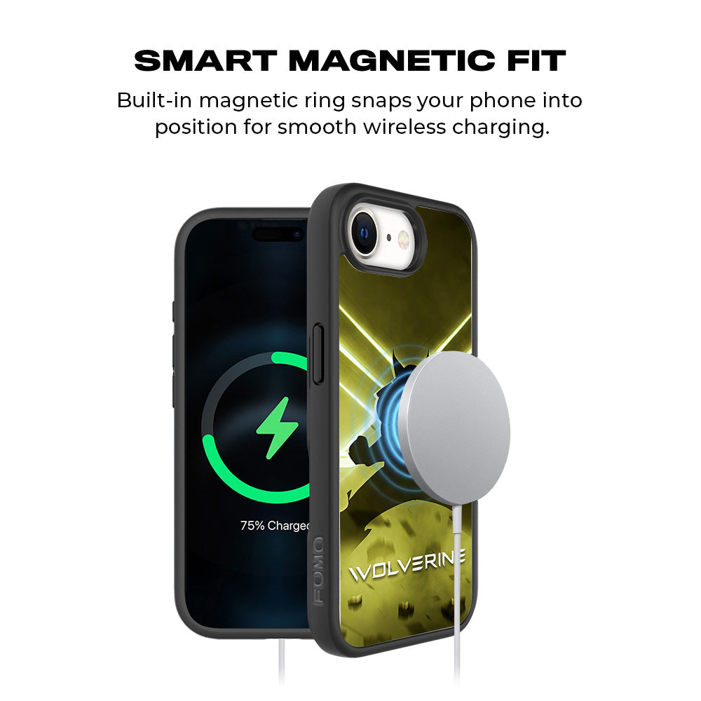 The Wolverine Comic 3D Skin with Shockguard Armour Magsafe Case for Apple iPhone 16E