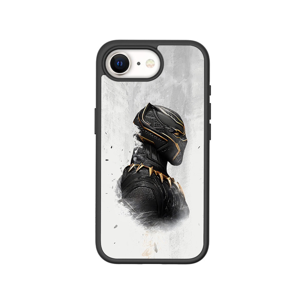 Wakanda Forever Black Panther Comic 3D Skin with Shockguard Armour Magsafe Case for Apple iPhone 16E