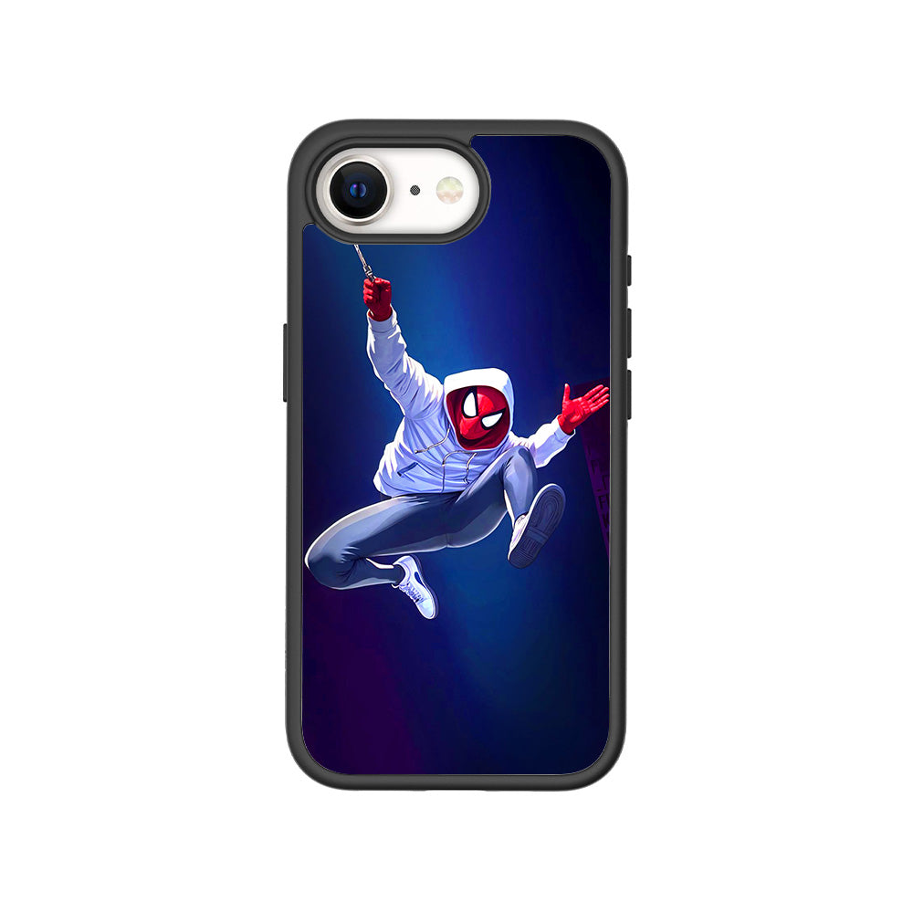 Web Hero Skyline Comics 3D Skin with Shockguard Armour Magsafe Case for Apple iPhone 16E