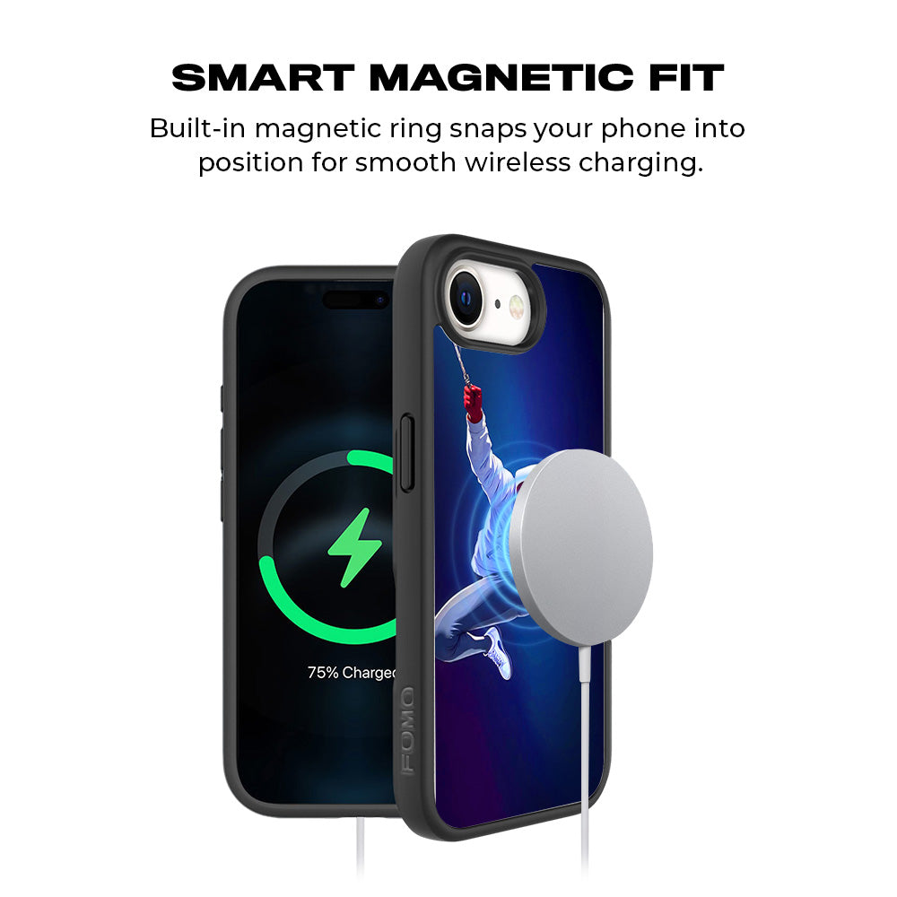 Web Hero Skyline Comics 3D Skin with Shockguard Armour Magsafe Case for Apple iPhone 16E