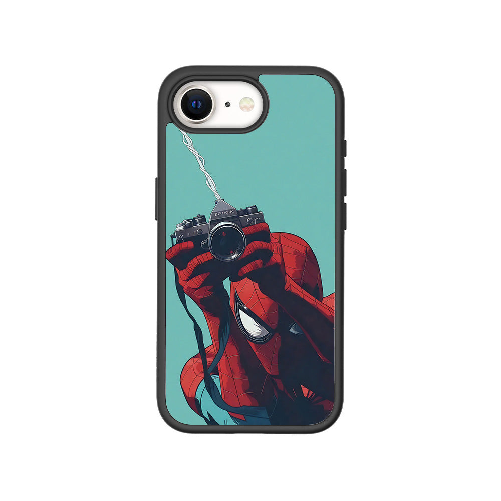Spider-Man: Picture Perfect Shot 3D Skin with Shockguard Armour Magsafe Case for Apple iPhone 16E