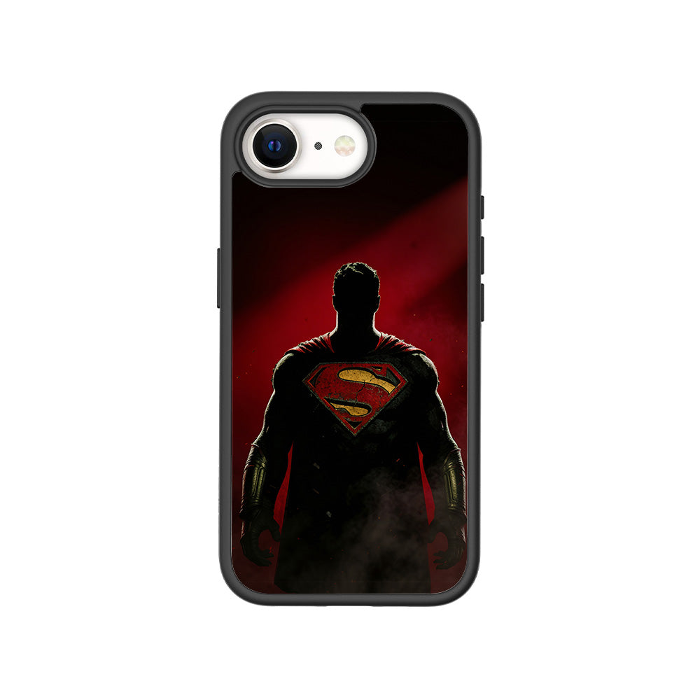 Man of Steel 3D Skin with Shockguard Armour Magsafe Case for Apple iPhone 16E