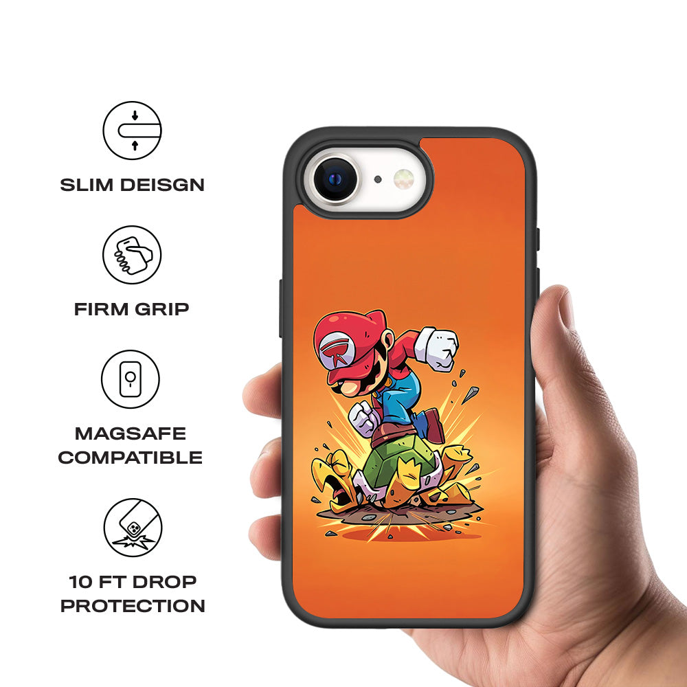 Super Mario Smash 3D Skin with Shockguard Armour Magsafe Case for Apple iPhone 16E
