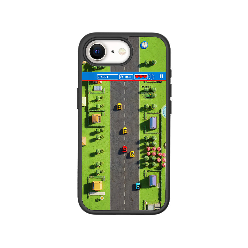 Race to Victory 3D Skin with Shockguard Armour Magsafe Case for Apple iPhone 16E