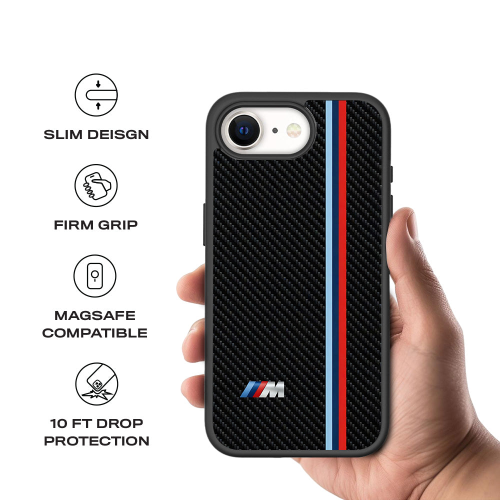 BMW M Series 3D Skin with Shockguard Armour Magsafe Case for Apple iPhone 16E