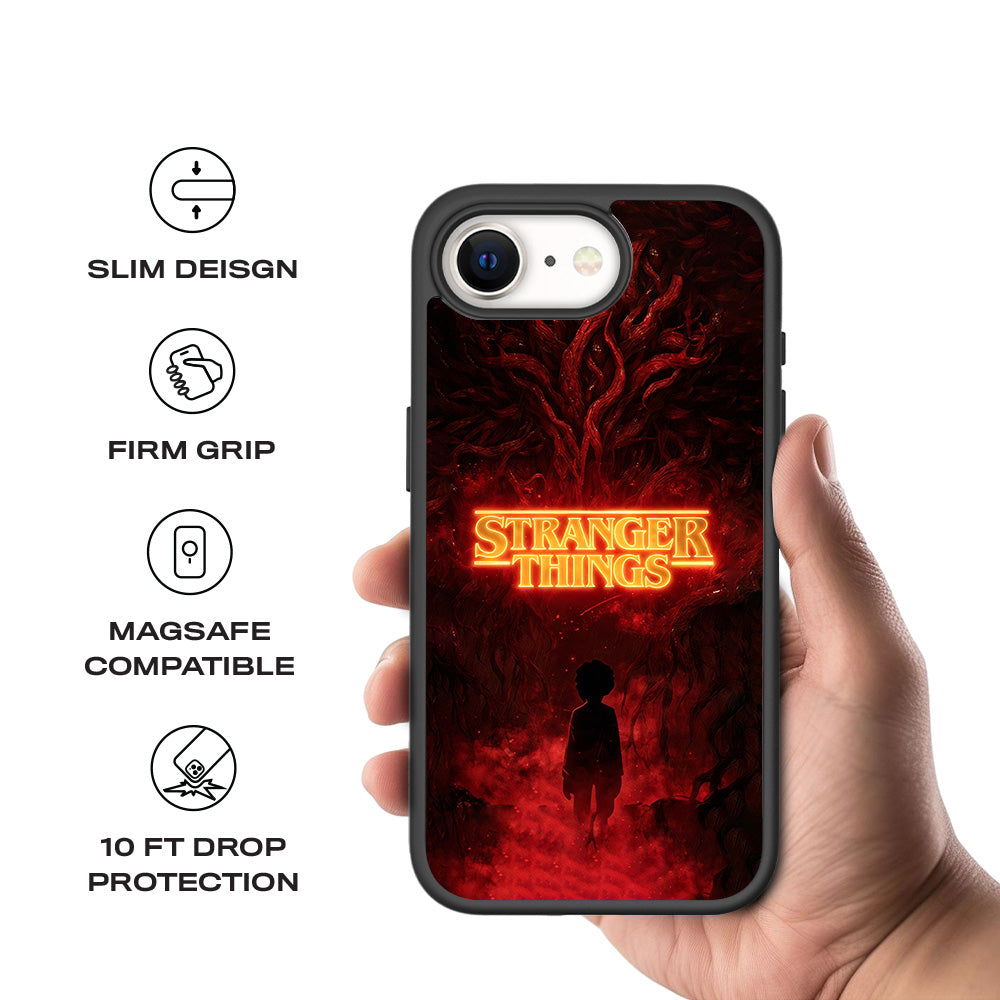 Stranger Things 3D Skin with Shockguard Armour Magsafe Case for Apple iPhone 16E
