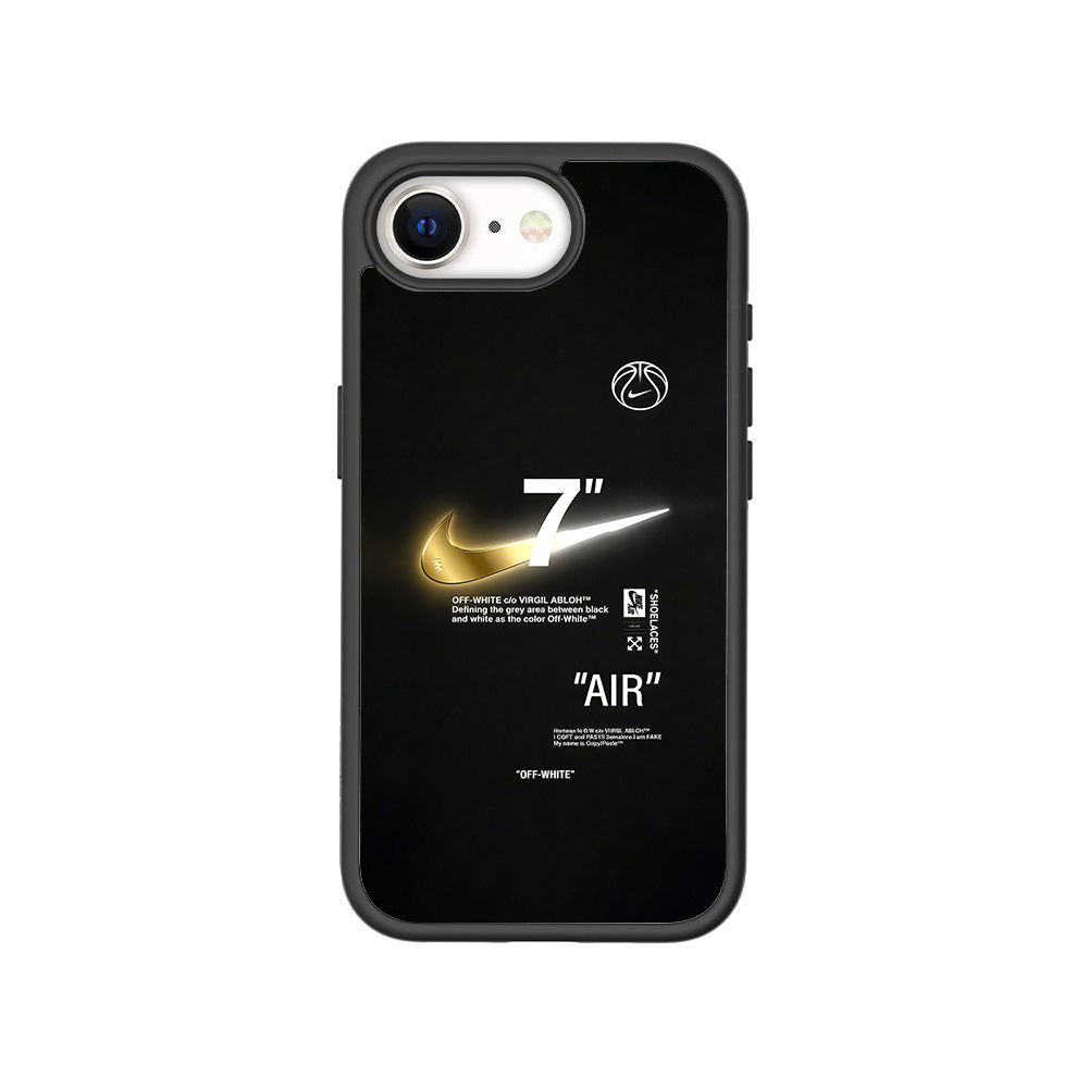 Off-White Sneakerhead 3D Skin with Shockguard Armour Magsafe Case for Apple iPhone 16E