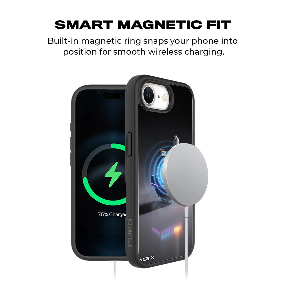 SpaceX Adventure 3D Skin with Shockguard Armour Magsafe Case for Apple iPhone 16E