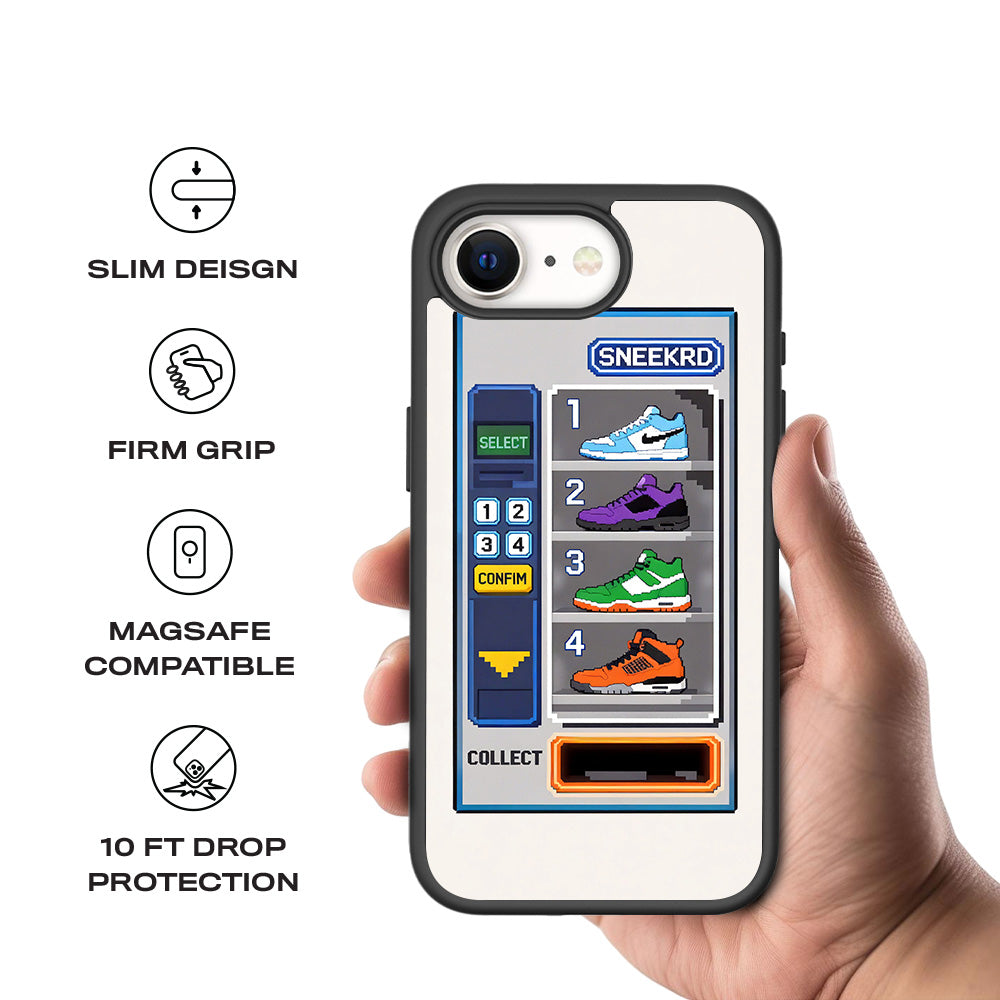 Sneaker Collecting Game 3D Skin with Shockguard Armour Magsafe Case for Apple iPhone 16E