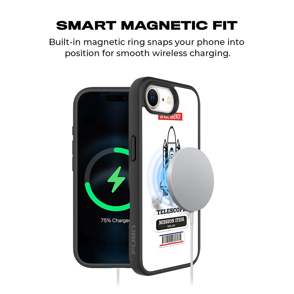 Space Mission NASA 3D Skin with Shockguard Armour Magsafe Case for Apple iPhone 16E