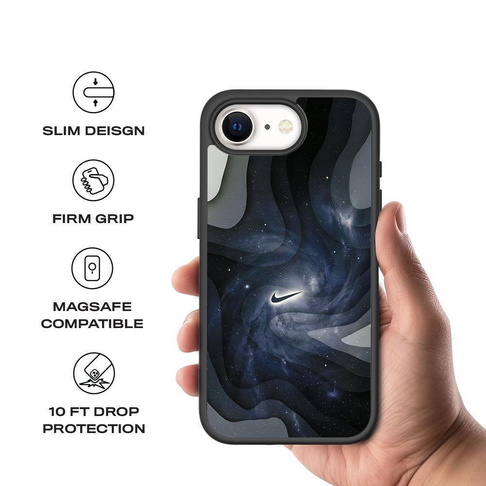 Nike Galaxy 3D Skin with Shockguard Armour Magsafe Case for Apple iPhone 16E