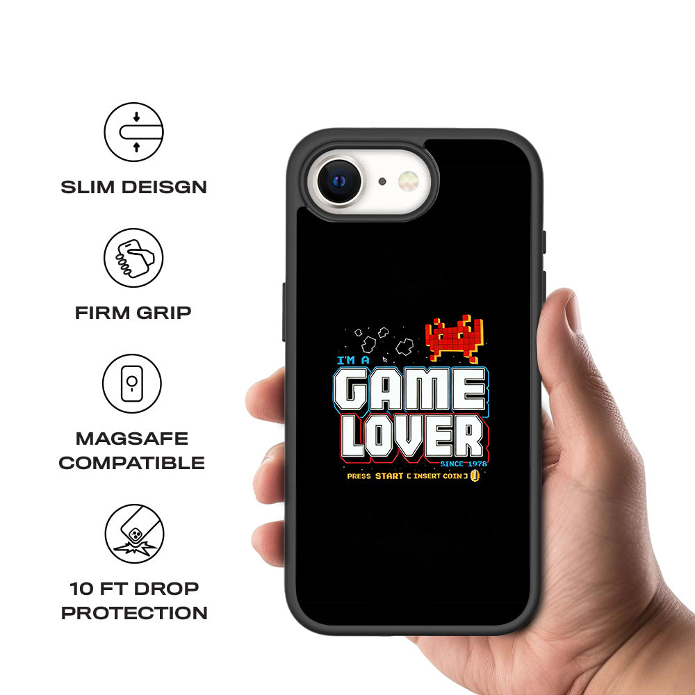 Game Lover 3D Skin with Shockguard Armour Magsafe Case for Apple iPhone 16E