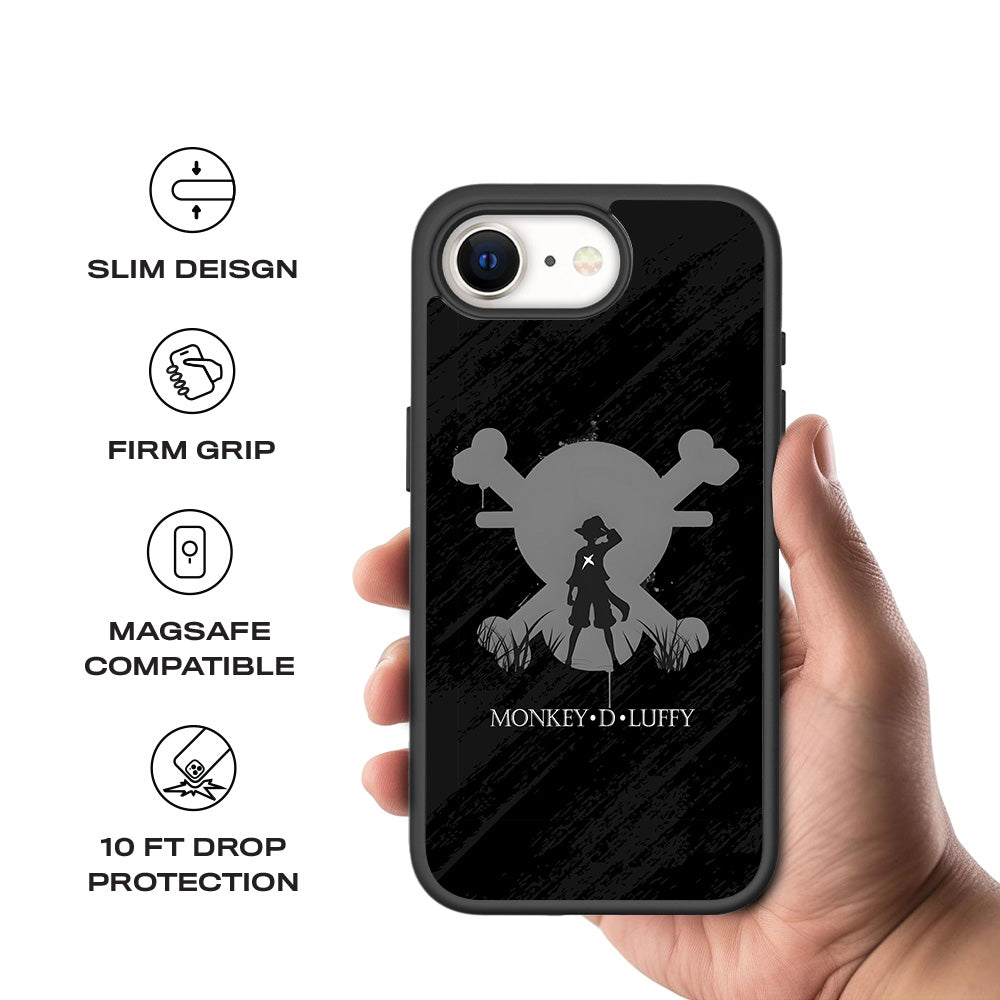 Monkey D Luffy Anime 3D Skin with Shockguard Armour Magsafe Case for Apple iPhone 16E