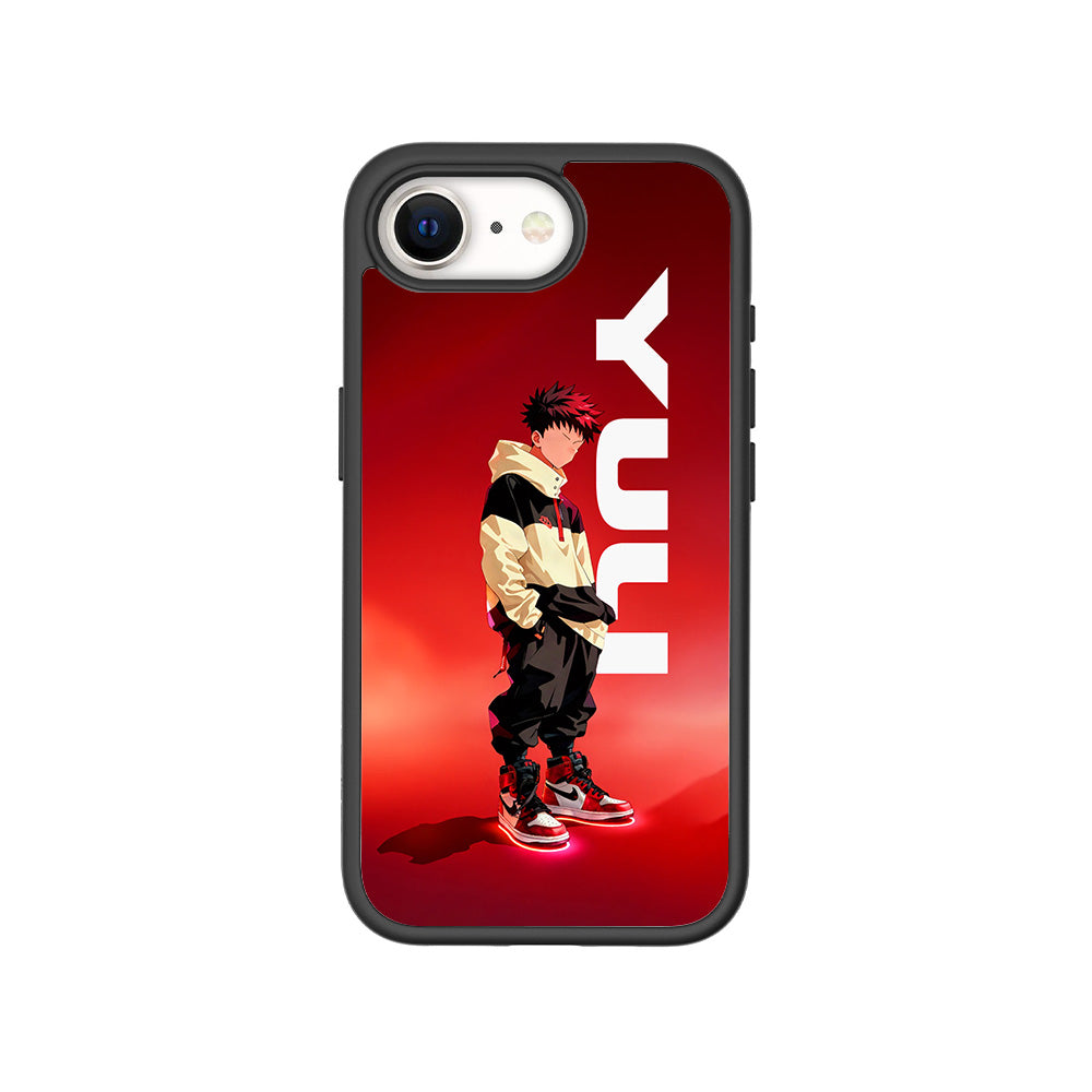 Yuji Drip Anime 3D Skin with Shockguard Armour Magsafe Case for Apple iPhone 16E