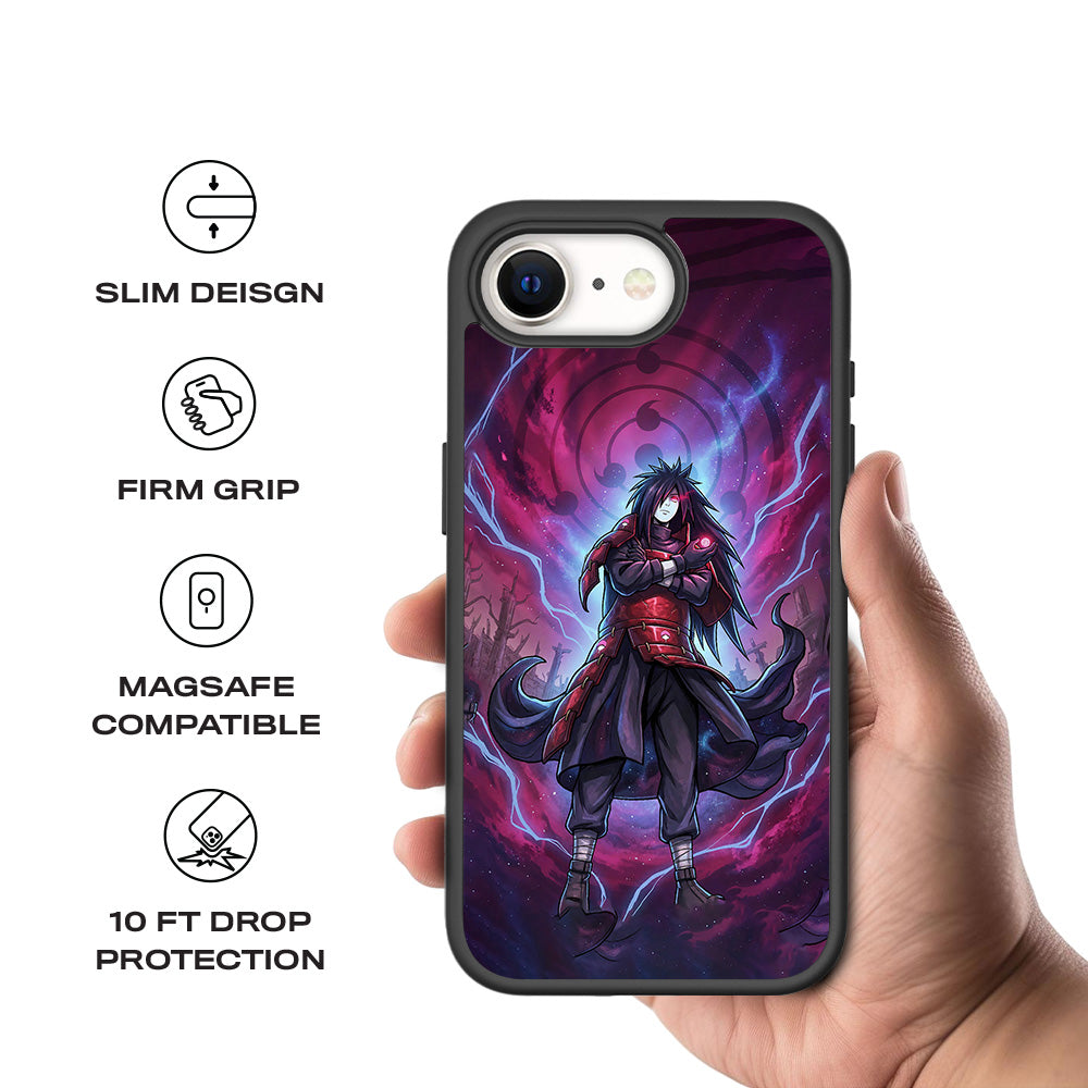 Madara Eternal Shinobi Anime 3D Skin with Shockguard Armour Magsafe Case for Apple iPhone 16E