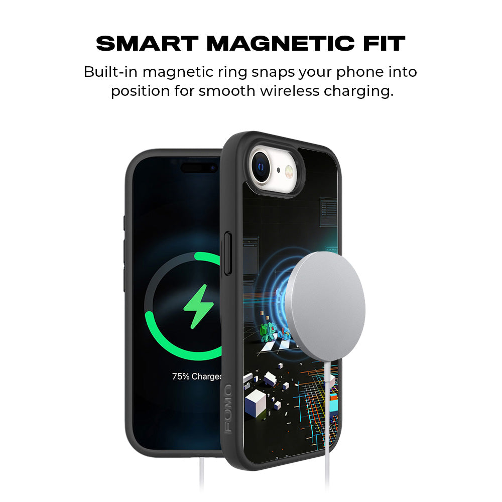 The Pokemon Starters 3D Skin with Shockguard Armour Magsafe Case for Apple iPhone 16E