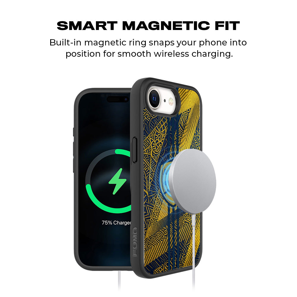 Arsenal Alternate Kit Sports 3D Skin with Shockguard Armour Magsafe Case for Apple iPhone 16E