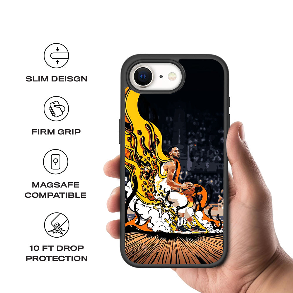 Crimson Victory Ronaldo 3D Skin with Shockguard Armour Magsafe Case for Apple iPhone 16E