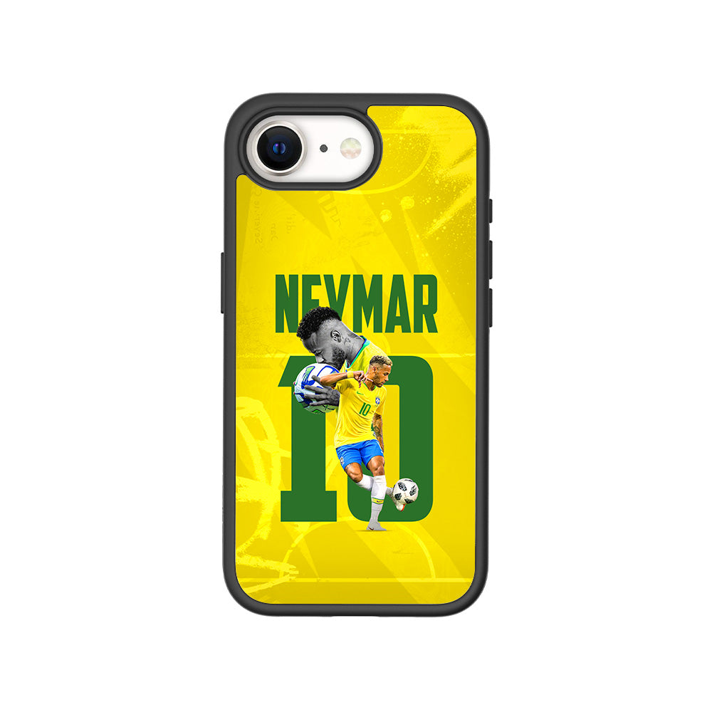 Neymar Da Silva Sports 3D Skin with Shockguard Armour Magsafe Case for Apple iPhone 16E